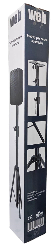Stativo per cassa acustica nero 190cm 8053323556497 SPS502