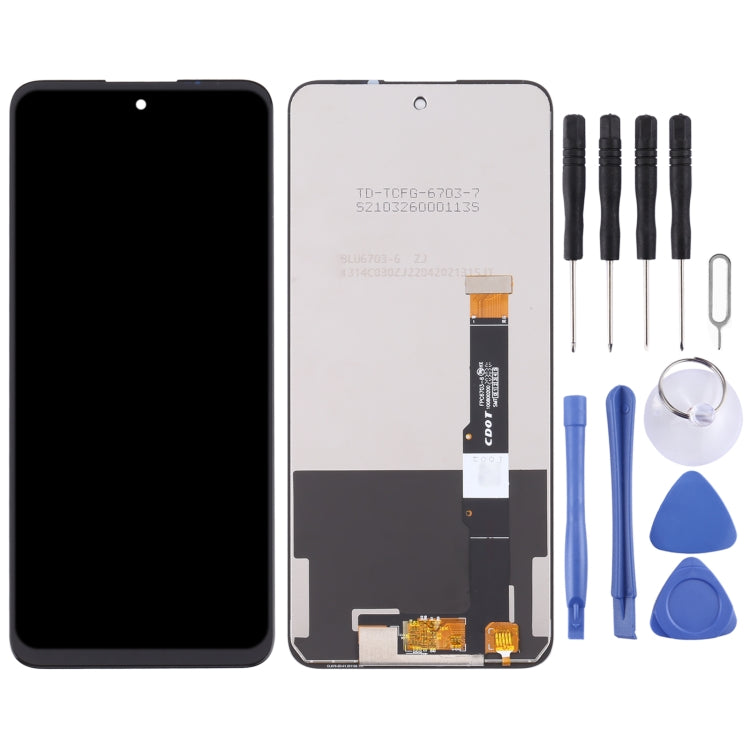 LCD Screen and Digitizer Full Assembly for TCL 20 5G T781 T781K T781H, For TCL 20 5G (TFT)