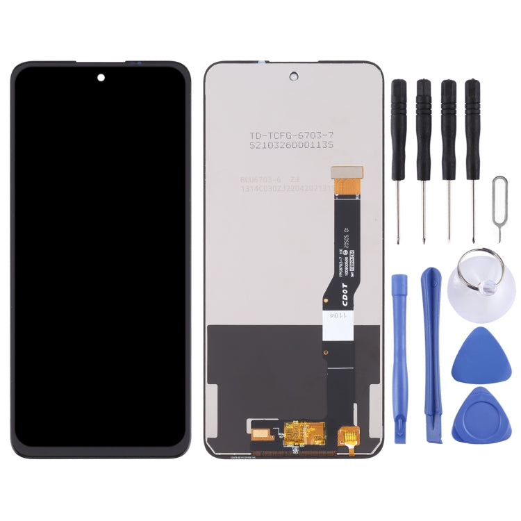 LCD Screen and Digitizer Full Assembly for TCL 20L / 20L+/ 20 Lite T774H T774B T775H T775B, For TCL 20L / 20L+/ 20 Lite (TFT)