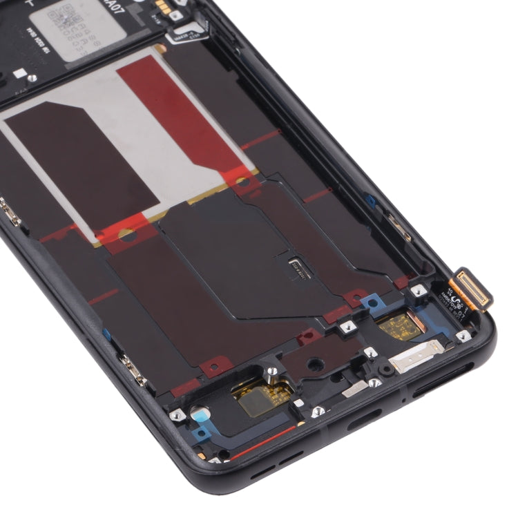 Per OnePlus 10 Pro NE2210 digitalizzatore assemblaggio completo con cornice schermo LCD originale, For OnePlus 10 Pro