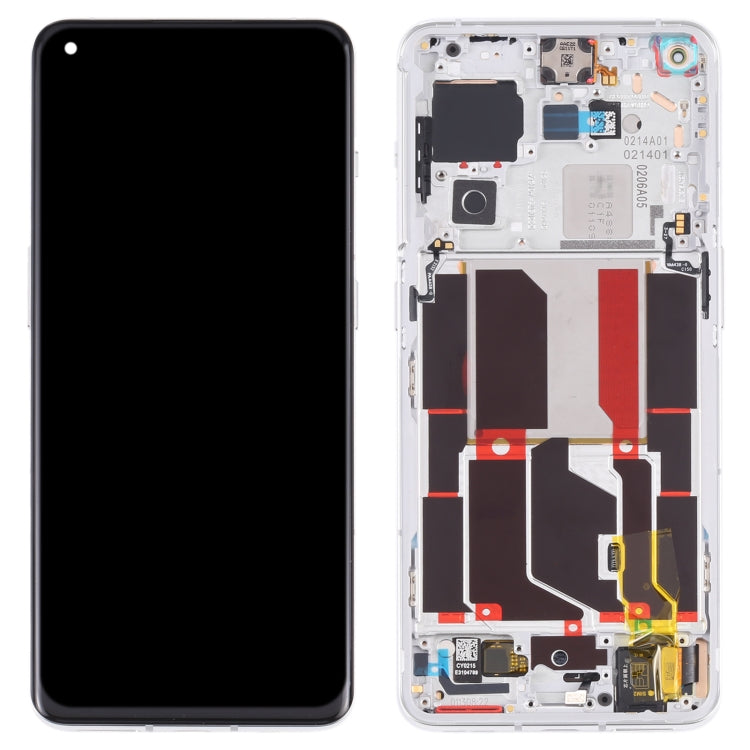 Per OnePlus 10 Pro NE2210 digitalizzatore assemblaggio completo con cornice schermo LCD originale, For OnePlus 10 Pro