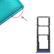 Per Infinix S5 Pro X660 X660C X660B Vassoio SIM Card + Vassoio SIM Card + Vassoio scheda Micro SD, For Infinix S5 Pro