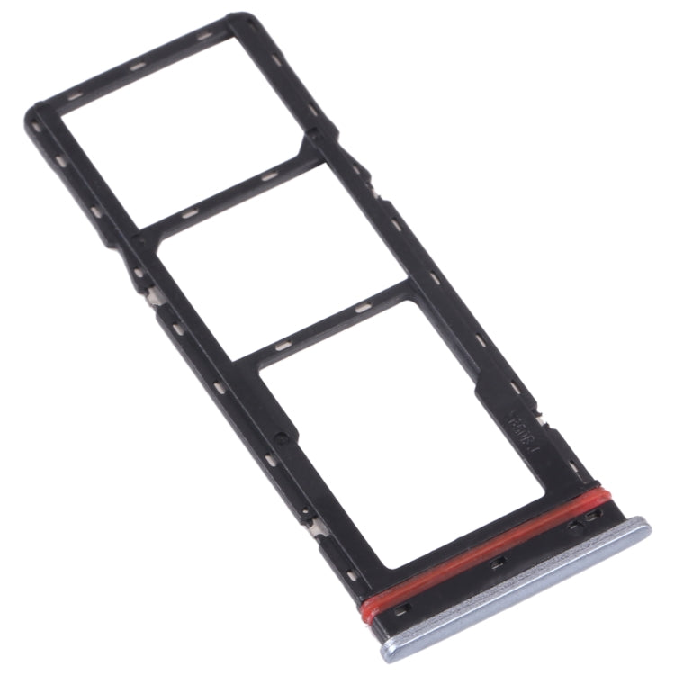 For Tecno Camon 16 Premier CE9 CD6J SIM Card Tray + SIM Card Tray + Micro SD Card Tray, For Tecno Camon 16 Premier