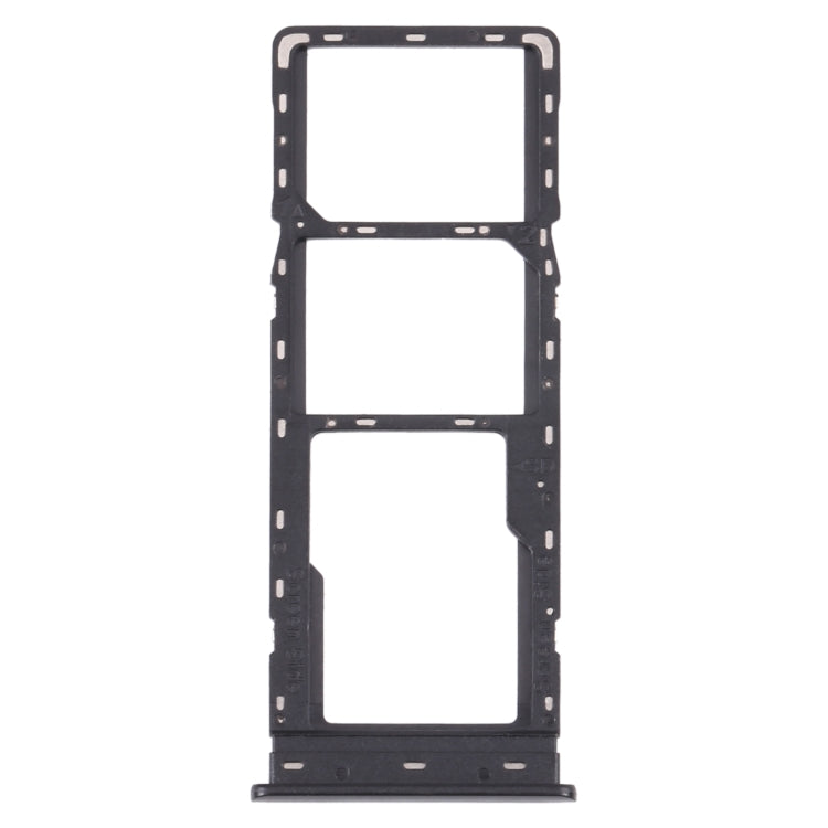 For Tecno Spark 7 KF6 SIM Card Tray + SIM Card Tray + Micro SD Card Tray, For Tecno Spark 7