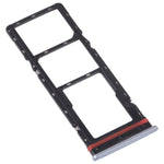 For Tecno Camon 17 CG6 CG6J SIM Card Tray + SIM Card Tray + Micro SD Card Tray, For Tecno Camon 17