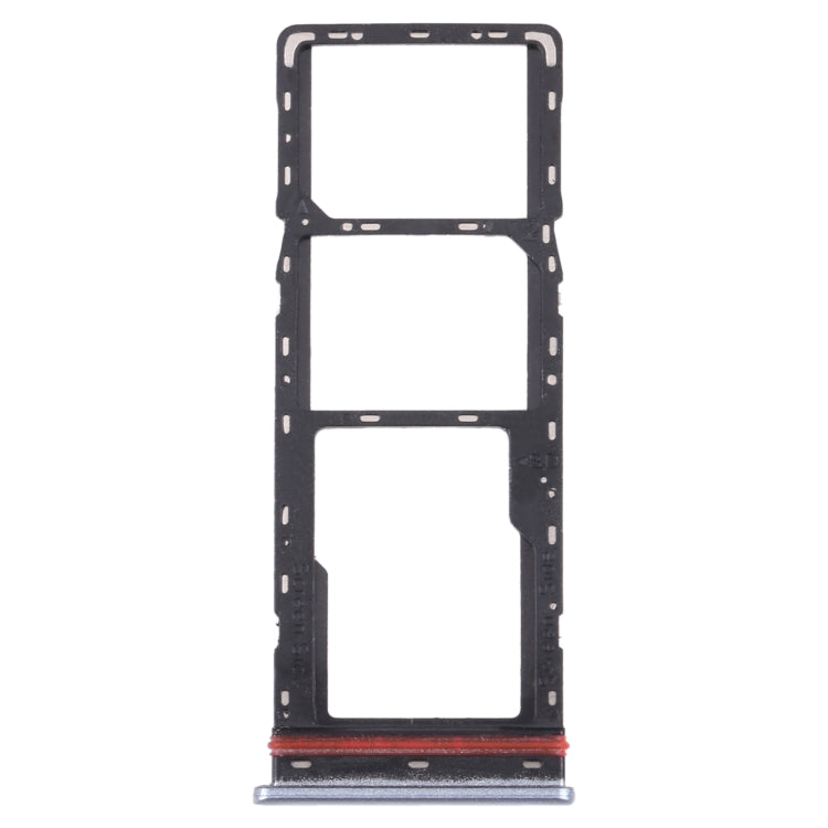 For Tecno Camon 17 Pro CG8 CG8H SIM Card Tray + SIM Card Tray + Micro SD Card Tray, For Tecno Camon 17 Pro