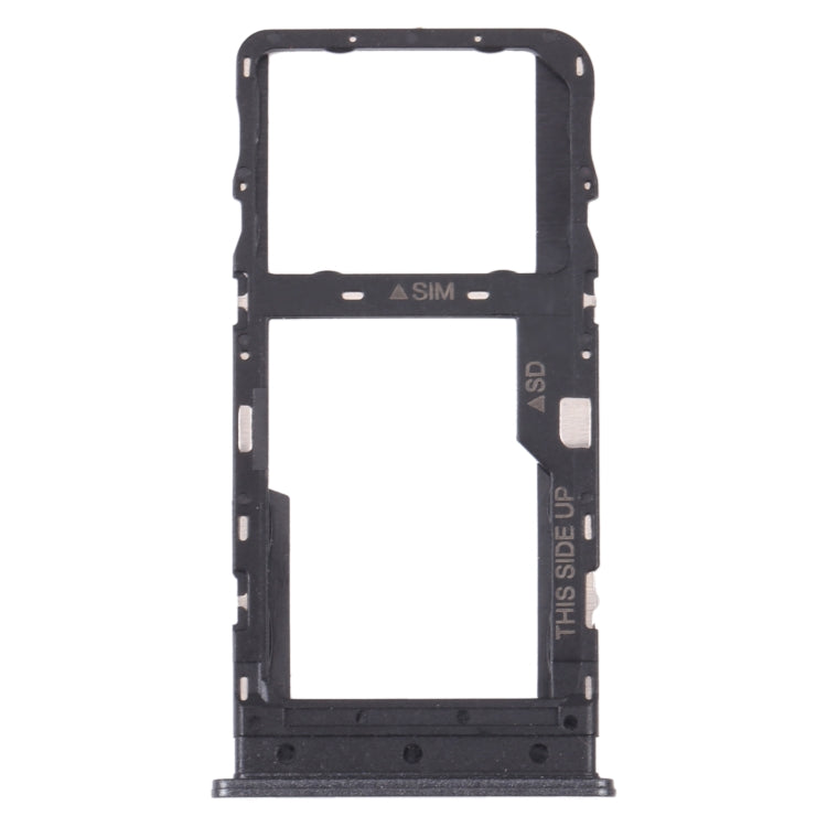 Original SIM Card Tray + Micro SD Card Tray for TCL 10L/10 Lite T770H T770B, For TCL 10L/10 Lite, For TCL 10L/10 Lite(Silver)