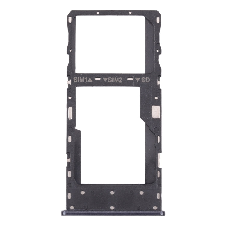 SIM Card Tray + SIM Card Tray/Micro SD Card Tray for TCL 10 5G T790Y T790H, For TCL 10 5G