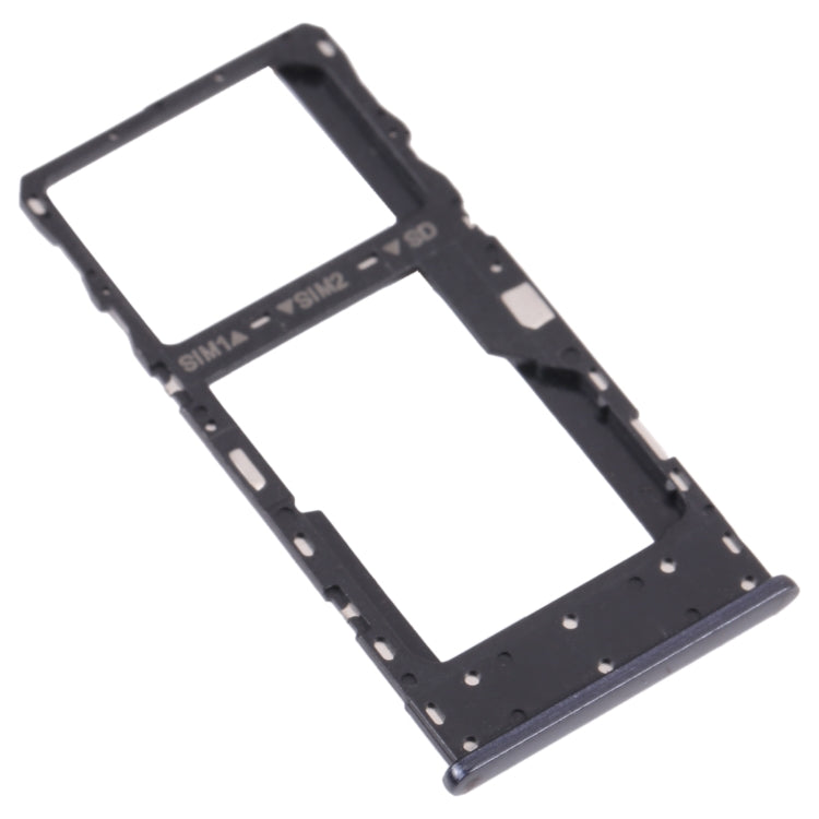 SIM Card Tray + SIM Card Tray/Micro SD Card Tray for TCL 10 5G T790Y T790H, For TCL 10 5G