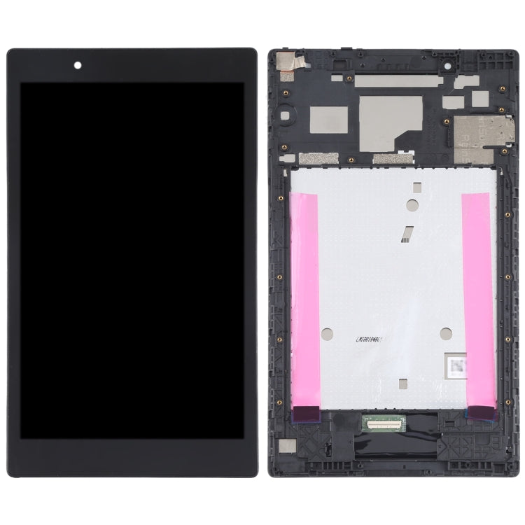 LCD Screen and Digitizer Full Assembly with Frame for Lenovo Tab3 8 Plus TB-8703X TB-8703 TB-8703F TB-8703N, For Lenovo Tab3 8 Plus