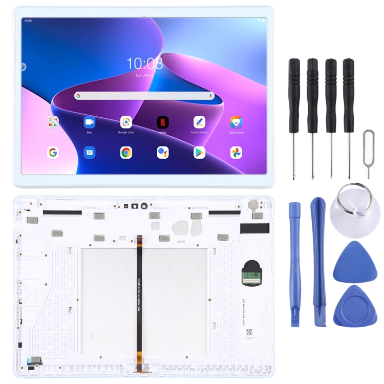 LCD Screen and Digitizer Full Assembly with Frame for Lenovo Tab 5 Plus/M10 TB-X605L TB-X605F TB-X605M TB-X605, For Lenovo Tab 5 Plus/M10