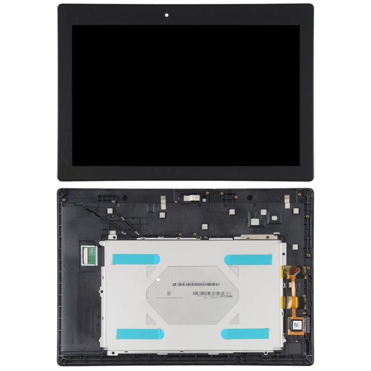 LCD Screen and Digitizer Full Assembly with Frame for Lenovo Tab 2 A10-70 A10-70F A10-70L, For Lenovo Tab 2 A10-70