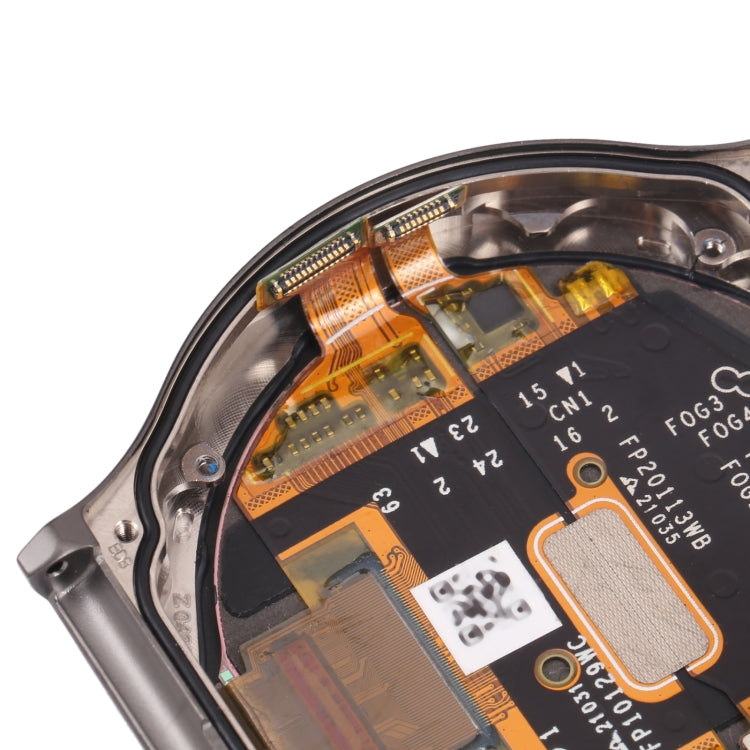 Schermo LCD originale in materiale zaffiro e digitalizzatore assemblaggio completo con cornice per Huawei Watch GT 2 Pro VID-B19, For Huawei Watch GT 2 Pro