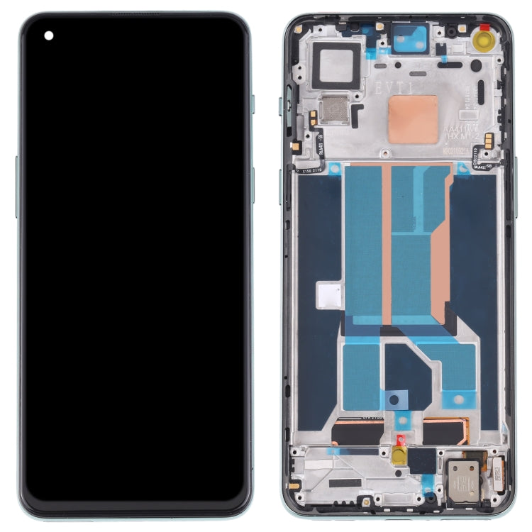 Per OnePlus Nord 2 5G DN2101 DN2103 Digitizer Assemblea completa con cornice Schermo LCD OEM, For OnePlus Nord 2 5G