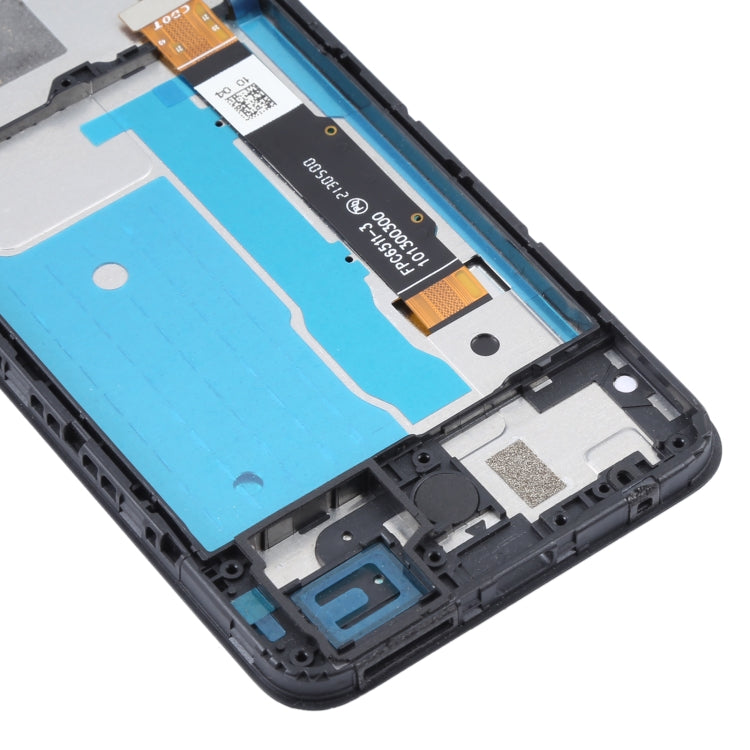 LCD Screen and Digitizer Complete Assembly with Frame for TCL 20 R 5G, For TCL 20 R 5G