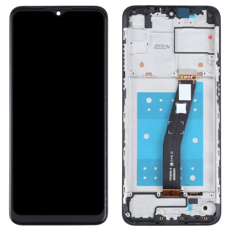 LCD Screen and Digitizer Complete Assembly with Frame for TCL 20Y/20E, For TCL 20Y