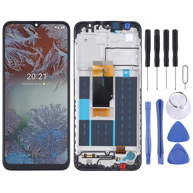 LCD Screen and Digitizer Complete Assembly with Frame for Nokia G10/G20, For Nokia G10/G20