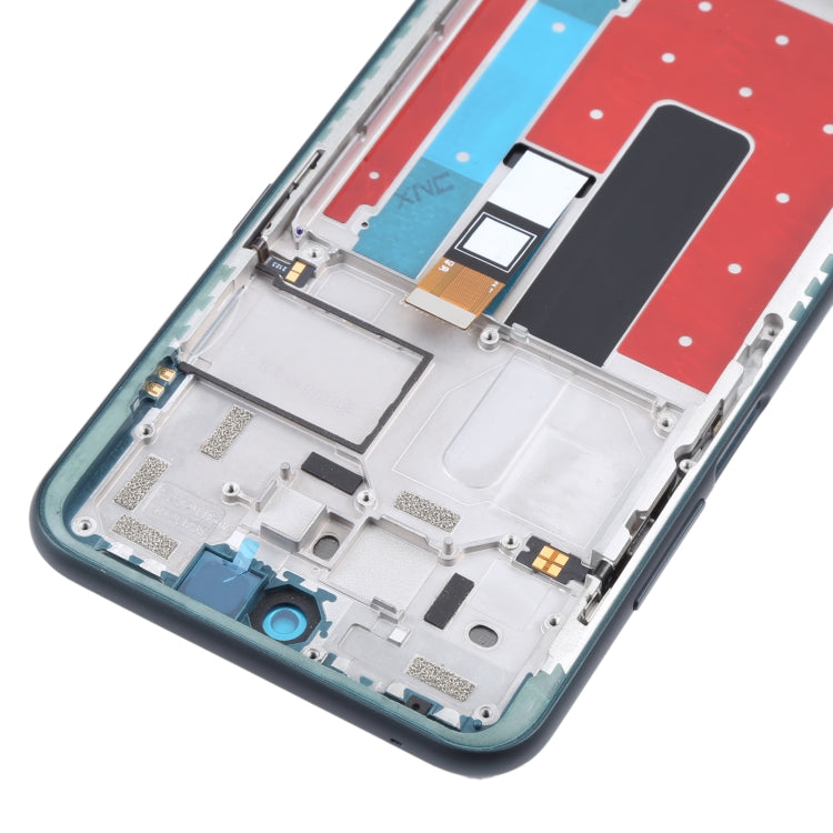 Schermo LCD e digitalizzatore assemblaggio completo con cornice per Nokia X10 TA-1350 TA-1332, For Nokia X10