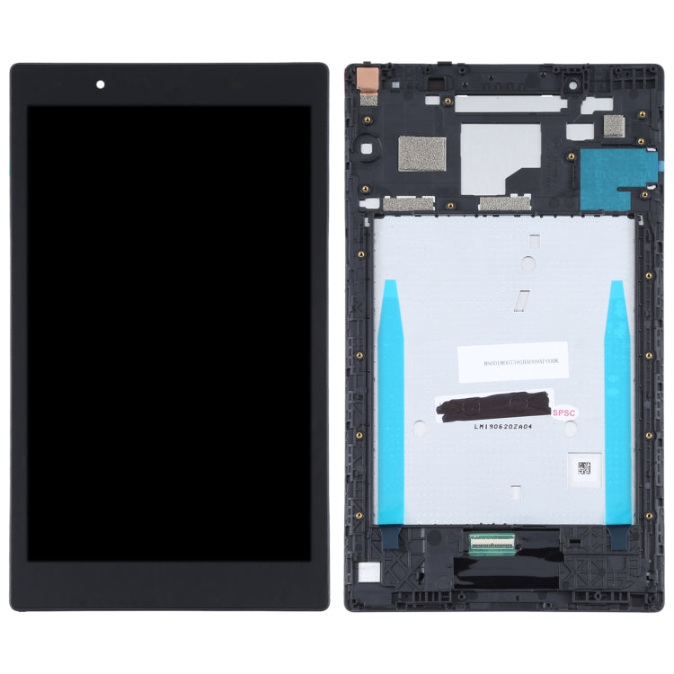 LCD Screen and Digitizer Full Assembly with Frame for Lenovo 8504 8504F 8504X TB-8504N, For Lenovo 8504 8504F 8504X