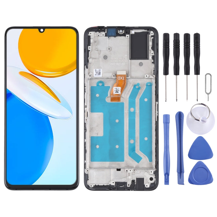 Original LCD Screen and Digitizer Full Assembly with Frame for Honor X7, For Honor X7