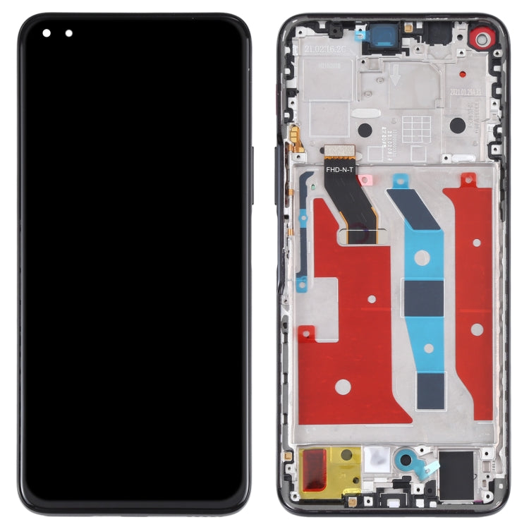 Schermo LCD originale e digitalizzatore assemblato completo con cornice per Huawei Nova 8i, For Huawei Nova 8i