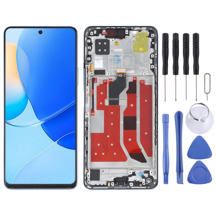 Schermo LCD originale e digitalizzatore assemblato completo con cornice per Huawei Nova 9 SE, For Huawei Nova 9 SE