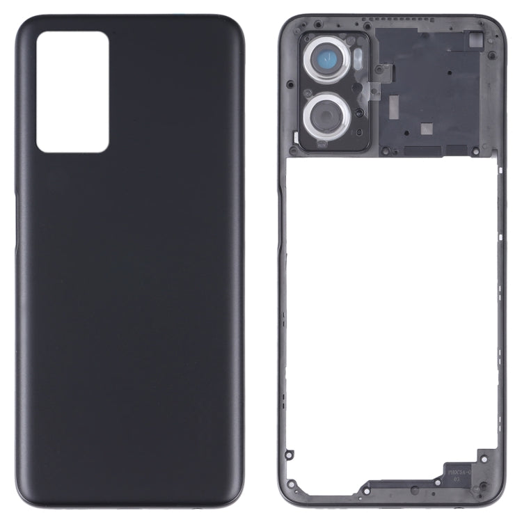 For OPPO A36/A76 Battery Back Cover with Middle Frame, For OPPO A36/A76