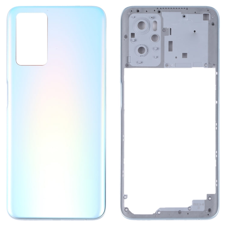 For OPPO A36/A76 Battery Back Cover with Middle Frame, For OPPO A36/A76