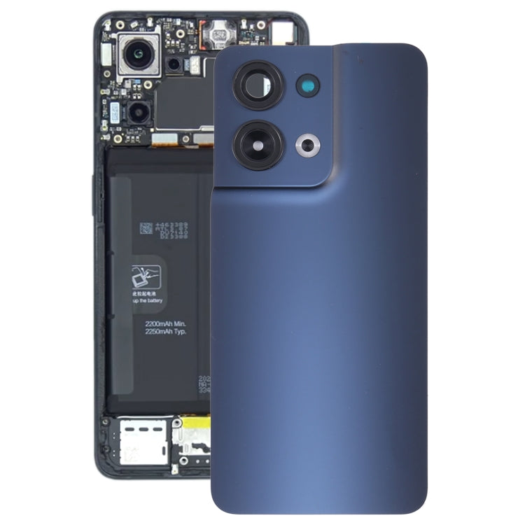 Per OPPO Reno8 Cover posteriore batteria originale con copriobiettivo fotocamera, For OPPO Reno8