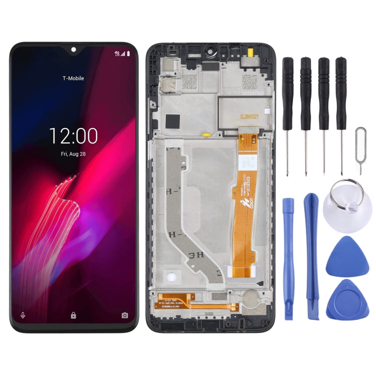 LCD Screen and Digitizer Full Assembly with Frame for T-Mobile Revvl 4+ 5062 506W 5062Z, For T-Mobile Revvl 4+ 5062(with Frame)