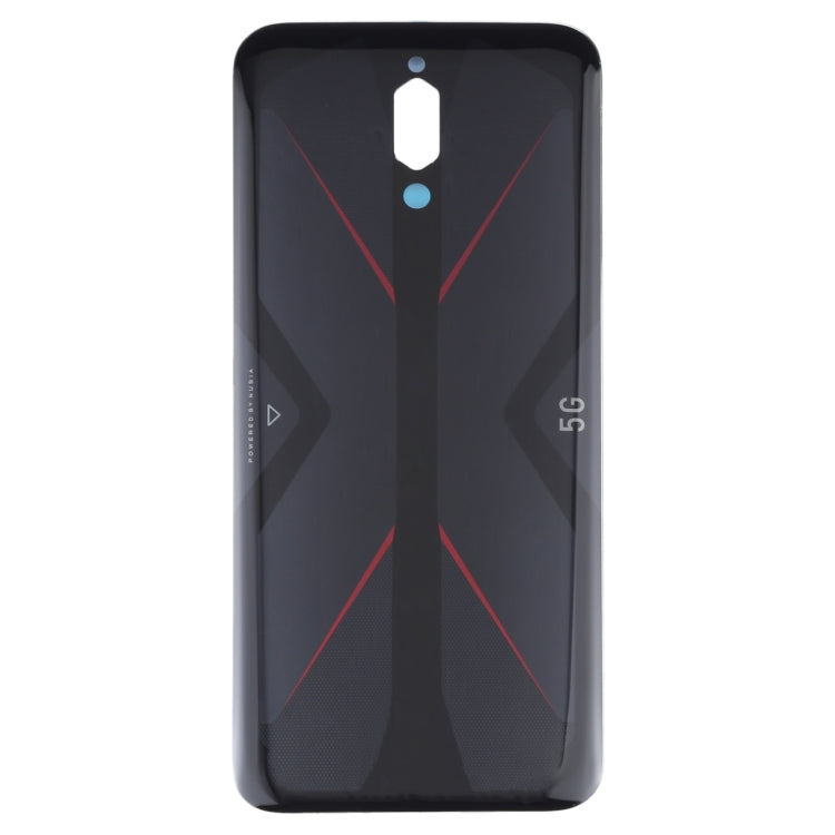 Battery Glass Back Cover for ZTE Nubia Red Magic 5G NX659J, For ZTE Nubia Red Magic 5G, For ZTE Nubia Red Magic 5G(Transparent Black), For ZTE Nubia Red Magic 5G(Red)