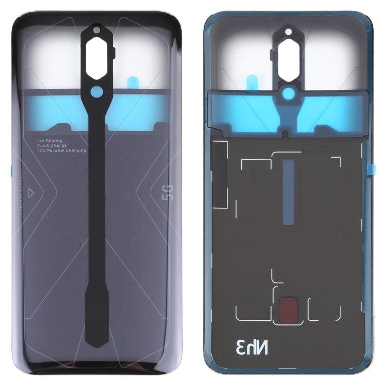 Battery Glass Back Cover for ZTE Nubia Red Magic 5G NX659J, For ZTE Nubia Red Magic 5G, For ZTE Nubia Red Magic 5G(Transparent Black), For ZTE Nubia Red Magic 5G(Red)