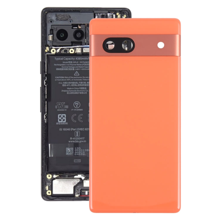 Per Google Pixel 7A Cover posteriore batteria originale con copriobiettivo fotocamera, For Google Pixel 7A