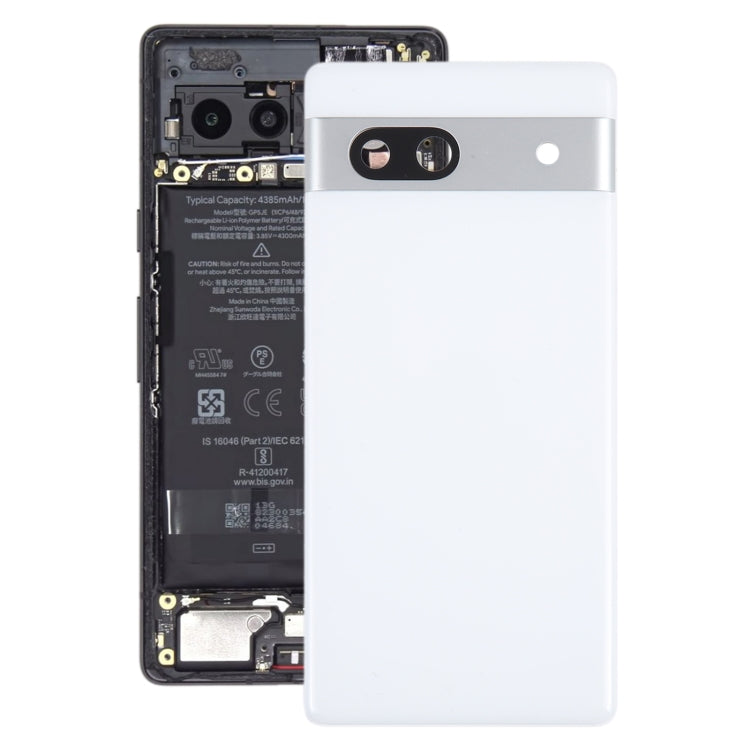 Per Google Pixel 7A Cover posteriore batteria originale con copriobiettivo fotocamera, For Google Pixel 7A