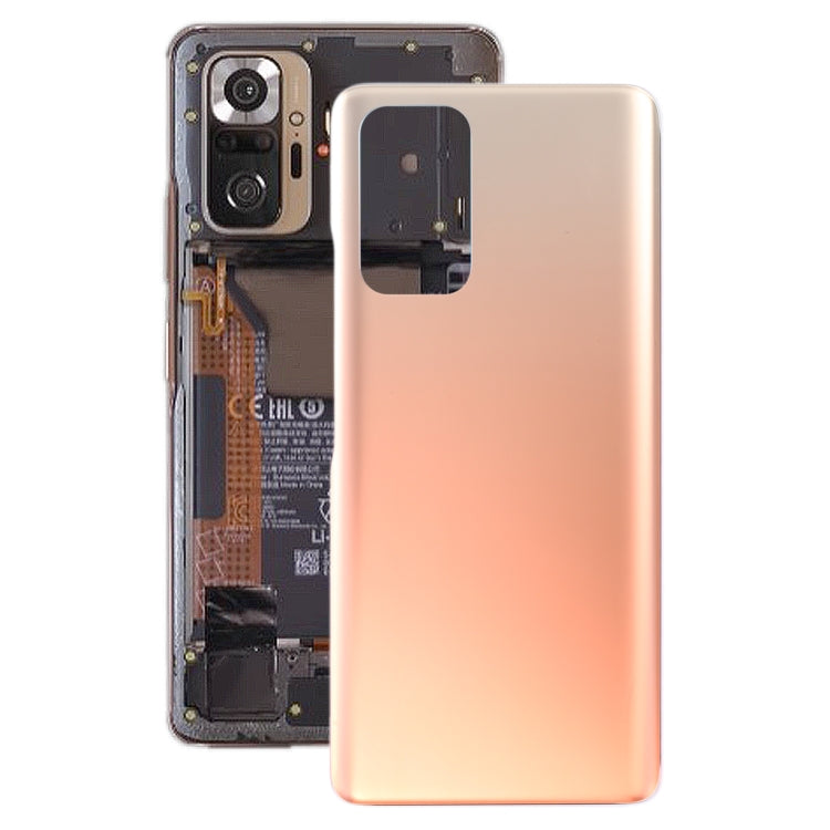 Glass Back Battery Cover For Xiaomi Redmi Note 10 Pro/Redmi Note 10 Pro Max/Redmi Note 10 Pro India, For Xiaomi Redmi Note 10 Pro