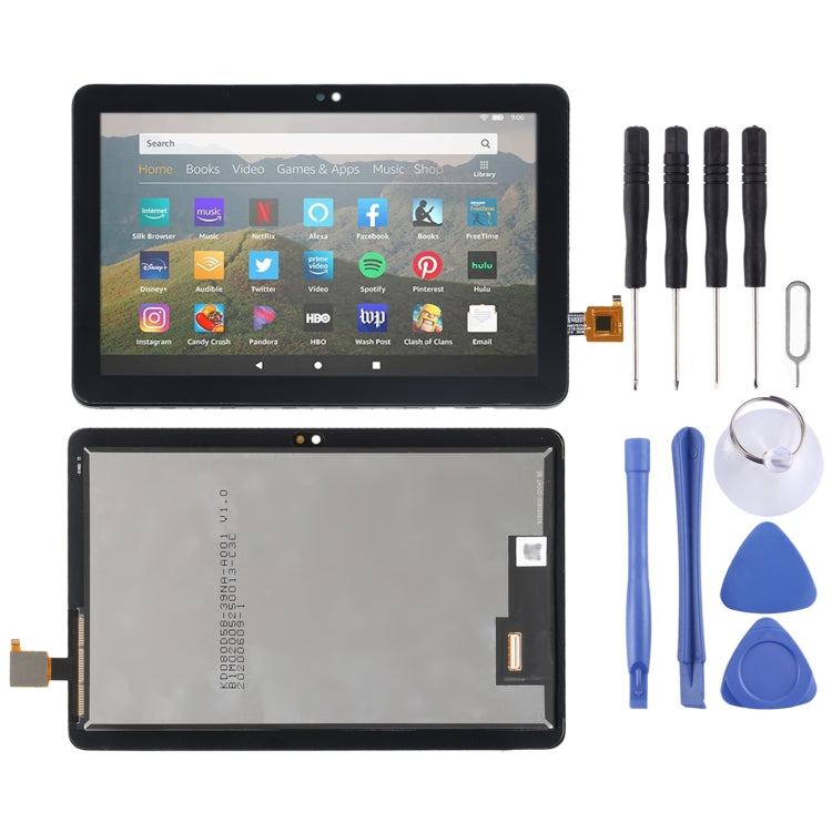 Schermo LCD OEM per Amazon Kindle Fire HD 8 Plus/HD 8 2020/Bambini di decima generazione con digitalizzatore assemblaggio completo, For Amazon Kindle Fire HD 8 Plus