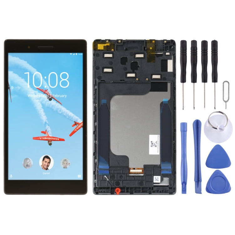 Schermo LCD originale per Lenovo Tab 7 Essential TB-7304X TB-7304F TB-7304i TB-7304 Digitizer Assemblea completa con telaio, For Lenovo Tab 7 Essential