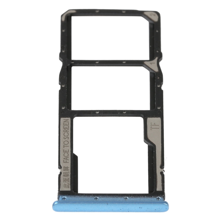 SIM Card Tray + SIM Card Tray + Micro SD Card Tray for Xiaomi Redmi 10 5G, For Xiaomi Redmi 10 5G