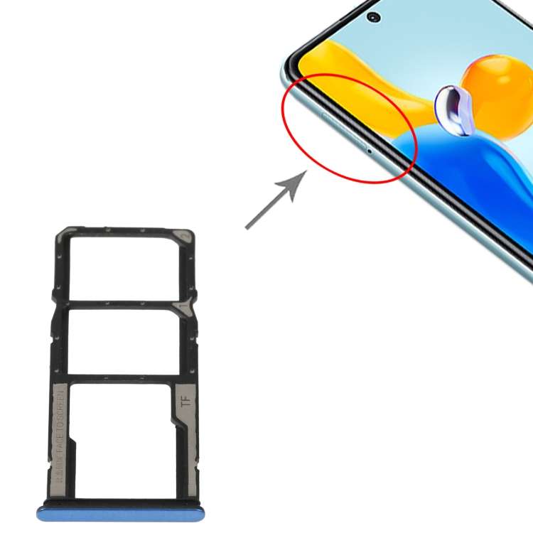 Vassoio scheda SIM e micro SD per Xiaomi Redmi Note 11S 5G
