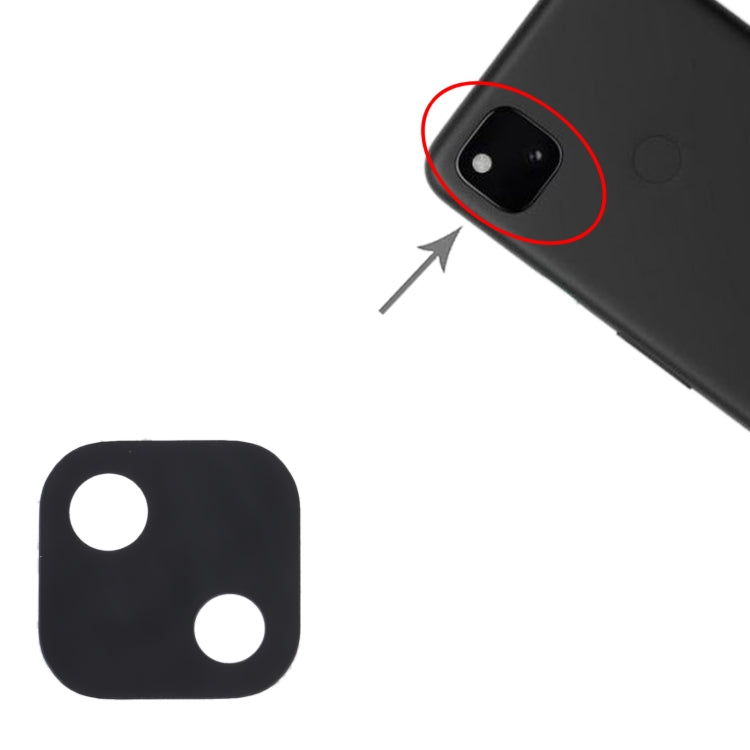 Per obiettivo fotocamera posteriore Google Pixel 4a 4G 10 pezzi, For Google Pixel 4a (10pcs)