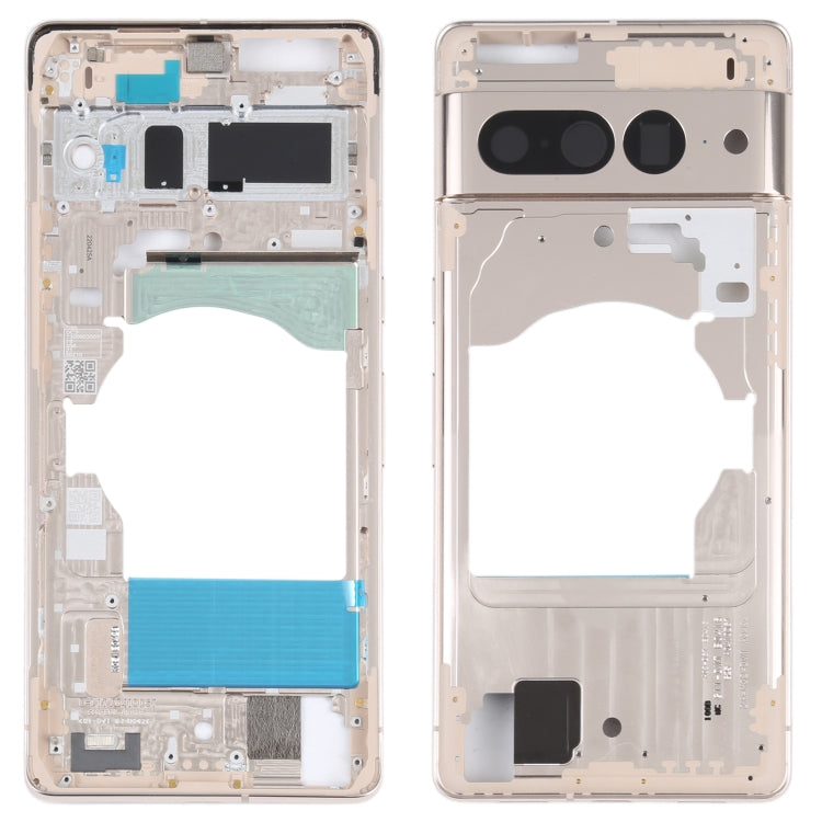 For Google Pixel 7 LCD Bezel Plate Front Housing, For Google Pixel 7 (Gold), For Google Pixel 7