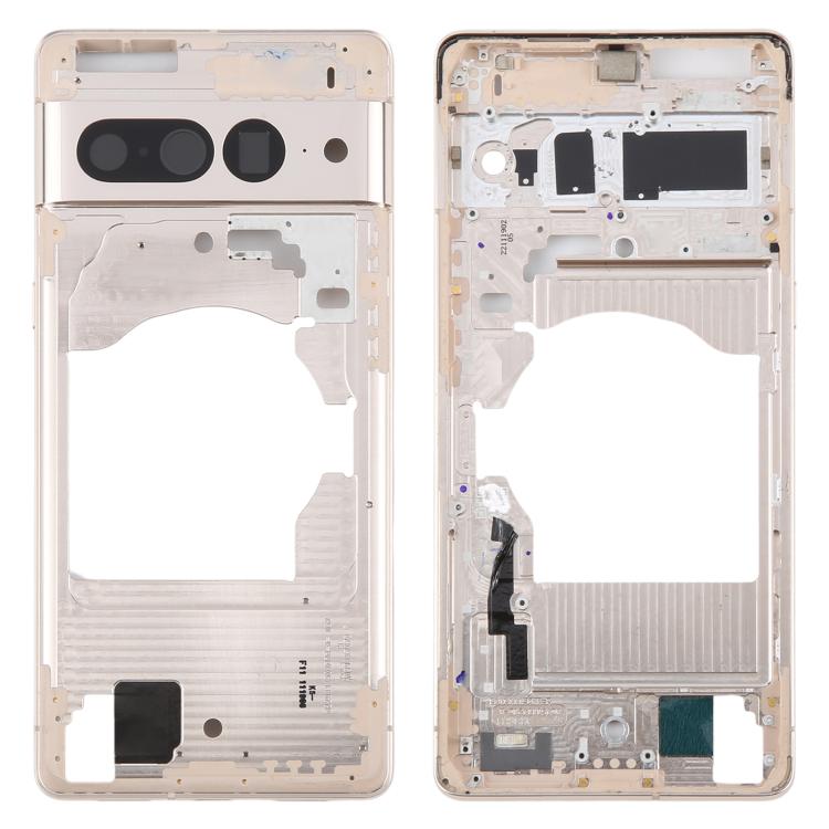 For Google Pixel 7 LCD Bezel Plate Front Housing, For Google Pixel 7 (Gold), For Google Pixel 7