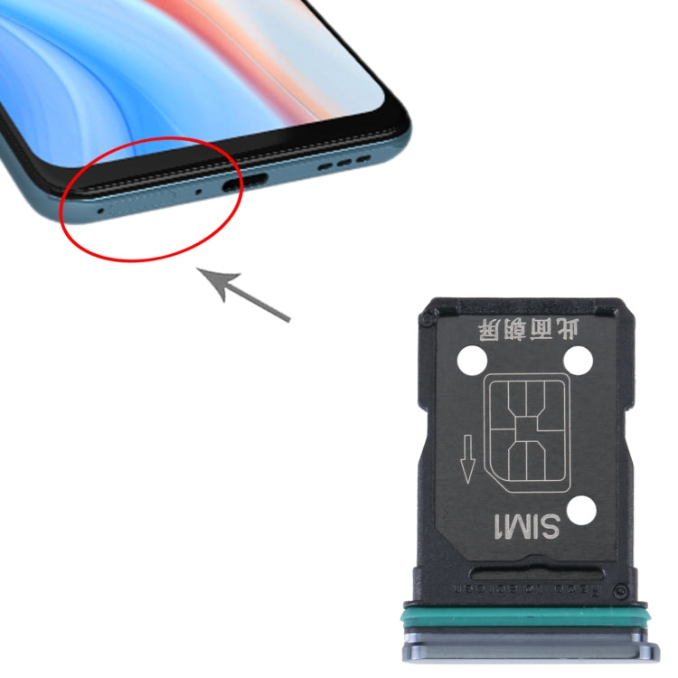 Per OPPO Reno4 5G Vassoio scheda SIM + Vassoio scheda SIM, For OPPO Reno4 5G