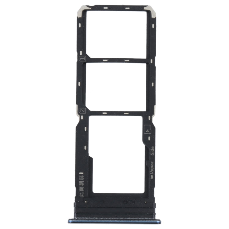 For vivo Y21 2021 / Y21S / Y21T / Y21T India SIM Card Tray + SIM Card Tray + Micro SD Card Tray, For vivo Y21 2021 / Y21S / Y21T / Y21T India