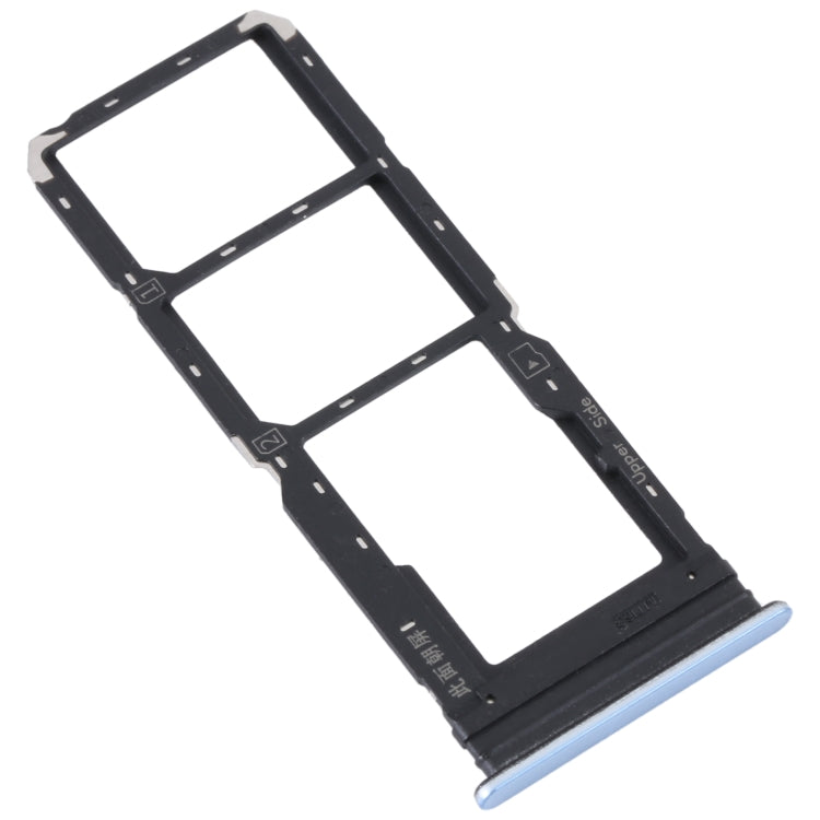 For vivo Y21 2021 / Y21S / Y21T / Y21T India SIM Card Tray + SIM Card Tray + Micro SD Card Tray, For vivo Y21 2021 / Y21S / Y21T / Y21T India