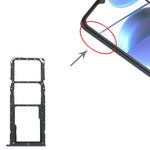 For Realme C35 SIM Card Tray + SIM Card Tray + Micro SD Card Tray, For Realme C35