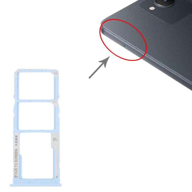 Per Xiaomi Redmi A1 2022 / Redmi A1+ Vassoio scheda SIM + Vassoio scheda SIM + Vassoio scheda Micro SD, For Xiaomi Redmi A1 2022 / Redmi A1+