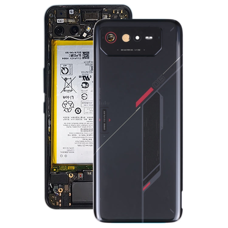 Glass Battery Back Cover for Asus ROG Phone 6 AI2201-C AI2201-F, For Asus ROG Phone 6(Original)