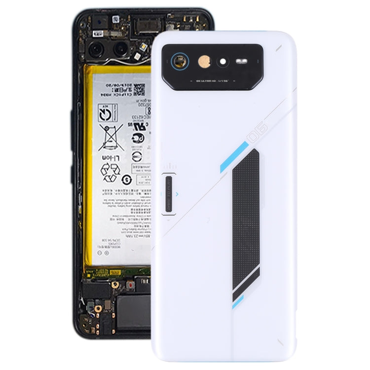 Glass Battery Back Cover for Asus ROG Phone 6 AI2201-C AI2201-F, For Asus ROG Phone 6(Original)