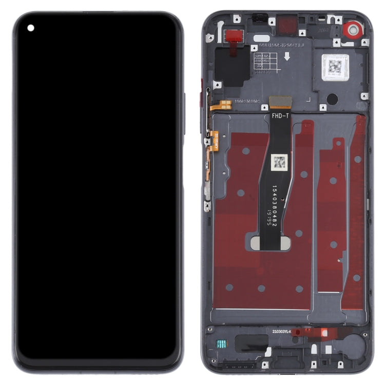 Schermo LCD originale per Honor 20 / Huawei Nova 5T Digitizer assemblaggio completo con cornice, For Honor 20 / Huawei Nova 5T